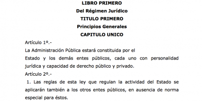LEY GENERAL DE LA ADMINISTRACION PÚBLICA Ley No. 6227