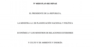 N° 40203-PLAN-RE-MINAE Gobernanza e implementación de los objetivos de desarrollo sostenible en Costa Rica